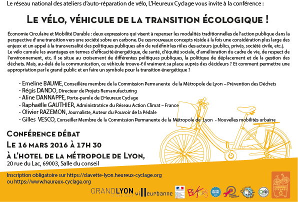 invitation conférence vélo et transition